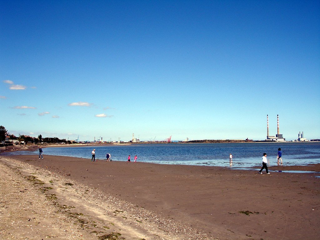 Пляж Merrion Strand в Дублине