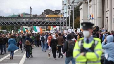 Protest in Dublin