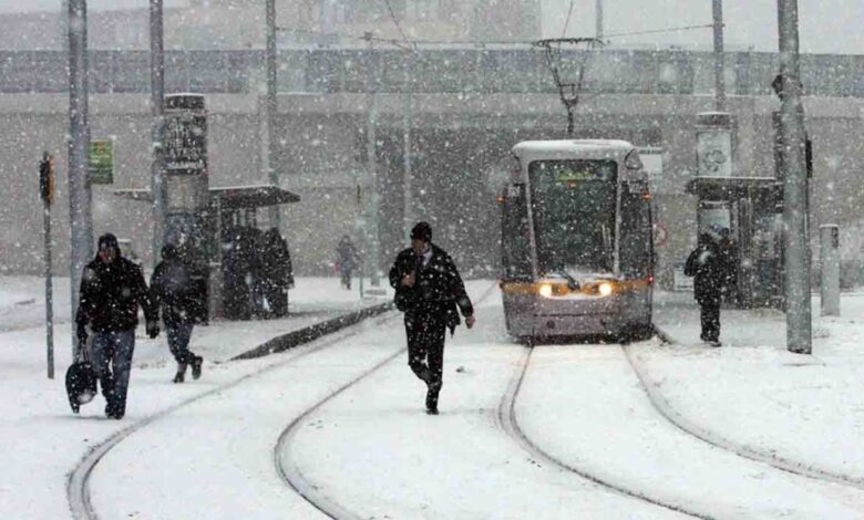 Snow in Dublin