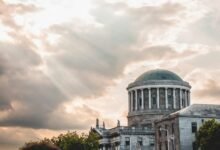 Здание Four Courts в Дублине, где заседают высшие суды Ирландии