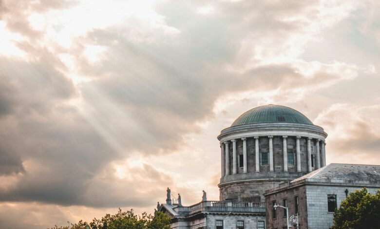 Здание Four Courts в Дублине, где заседают высшие суды Ирландии