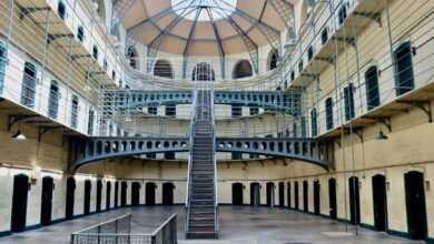 Главный зал тюрьмы Kilmainham в Дублине, где содержали лидеров восстания 1916 года