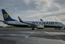 Самолёт Ryanair на стоянке в аэропорту