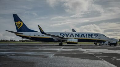 Самолёт Ryanair на стоянке в аэропорту